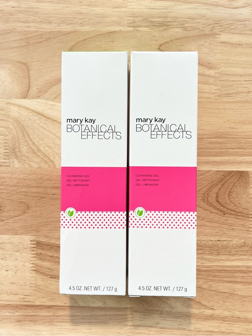 Mary Kay Botanical Effects Cleansing Gel 4.5 oz New In Box - LOT OF TWO